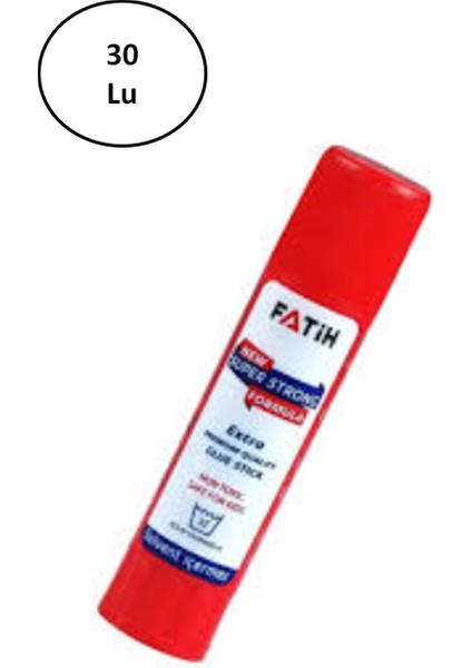 Fatih Glue Stick Yapıştırıcı 10GR 30'lu