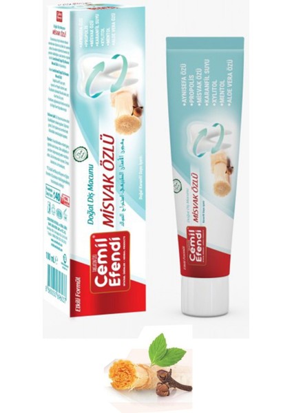 3 Adet Misvak Özlü Karanfil Sulu Diş Macunu 100 ml
