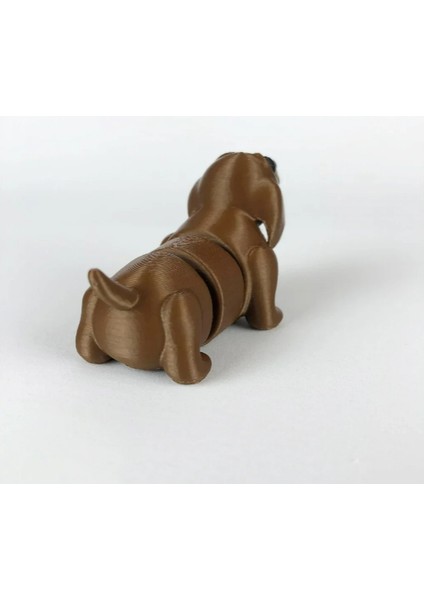 Hareketli Eklemli Dachshund Köpek Oyuncak Figürü
