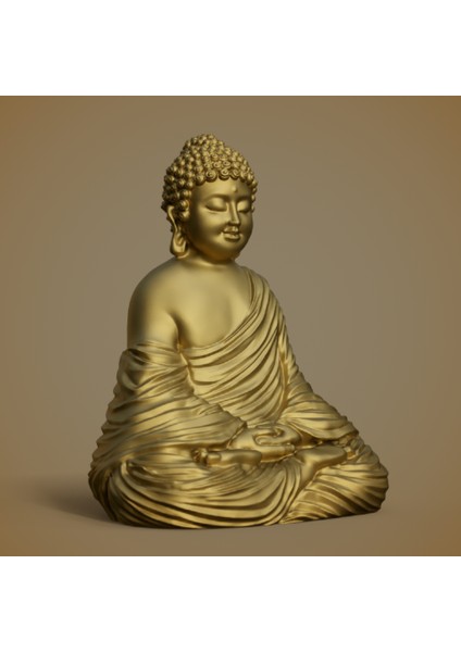 Altın Renkli Buddha Heykeli Biblosu modelleri