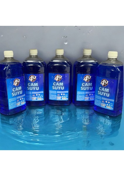 Antifrizli Cam Suyu -22 Derece 1 Litre 5 Adet