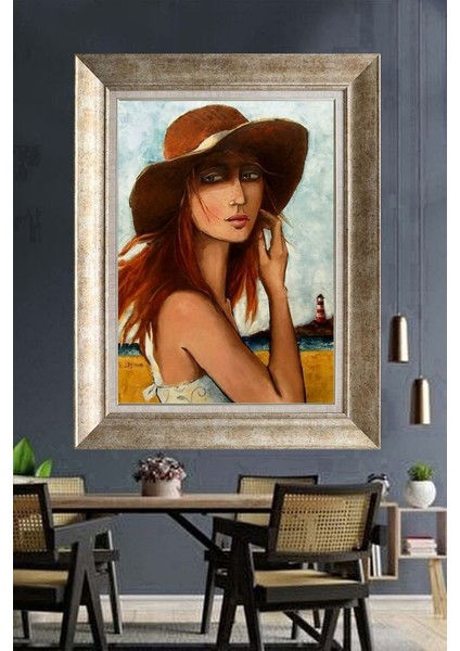 Gümüş Çerçeveli Paspartulu Tablo A515