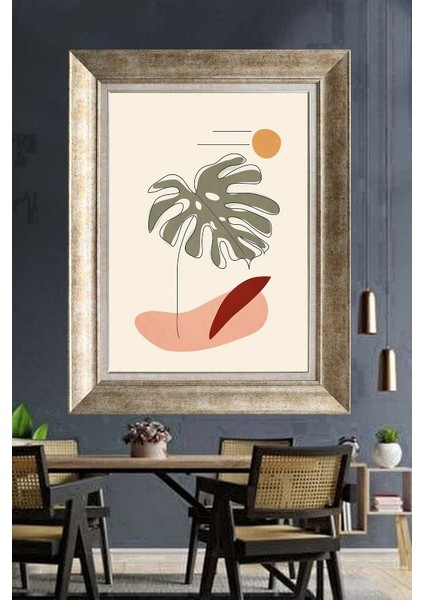 Gümüş Çerçeveli Paspartulu Tablo A2062