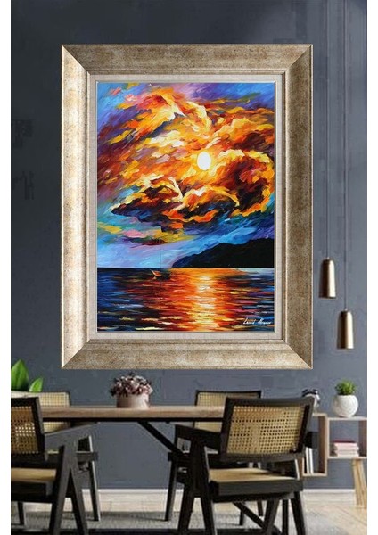 Gümüş Çerçeveli Paspartulu Tablo A1425