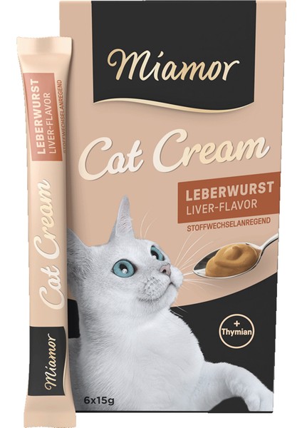 Cream Ciğerli Kedi Ödülü 6x15 gr