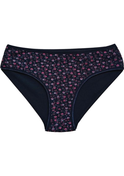 Pamuklu Geniş Kenarlı Likralı Desenli Bato Kadın Külot Desen 4 modelleri