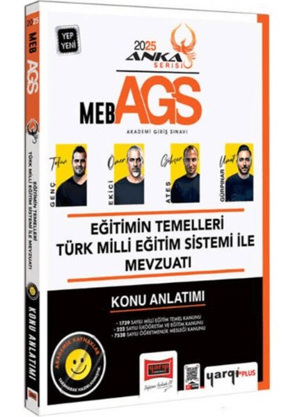 2025 Meb / Ags Anka Serisi Eğitimin Temelleri Türk Milli Eğitim Sistemi ve Mevzuatı Konu Anlatımı