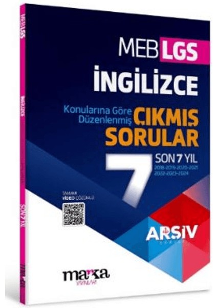 Lgs İngilizce Konularına Göre Düzenlenmiş Son 7 Yıl Çıkmış Sorular