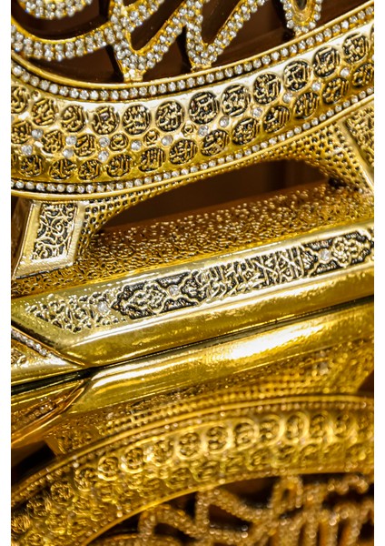 Lüks Hediyelik Eşya Dekoratif Dini Islami Obje Vav Besmele Esmaülhüsna Biblo Figür modelleri