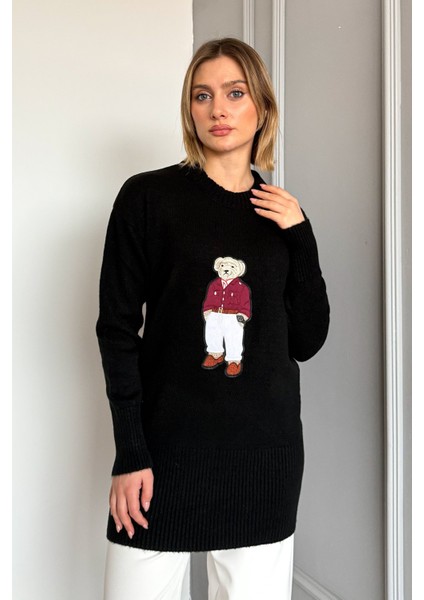 Kadın Ayıcıklı Triko Tunik 6741