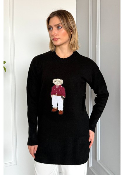 Kadın Ayıcıklı Triko Tunik 6741 fiyatları