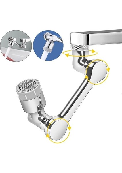 shtm SN-20341 1080 Derece Dönebi̇len Musluk-Duş Başliği Byrnew