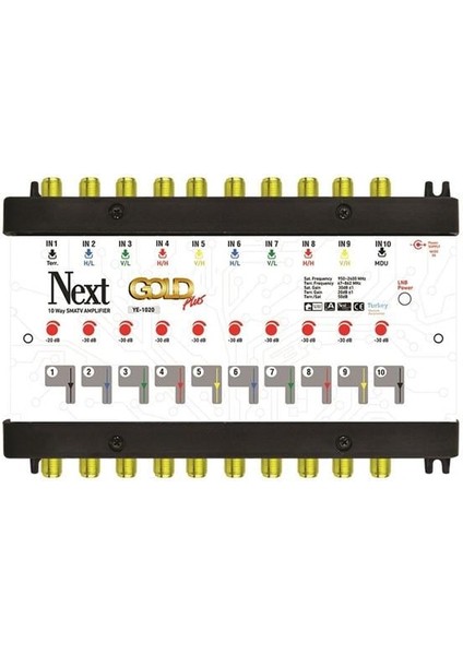 YE-1020 Anten Santral Amplifier Yükseltici Ayarlı 30DB Byrnew