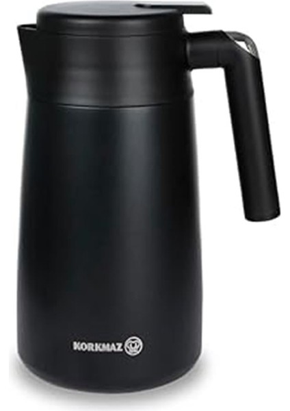 shtm Korkmaz - A5565 Dina Termos 1,2 Lt. Siyah Byrnew