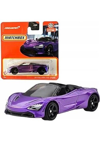 shtm C0859 1:64 Tekli Arabalar 2019 Mclaren 720S Spider HVP15 Byrnew