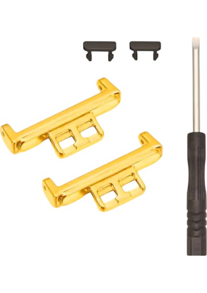 Huawei Watch Fit Uyumlu Paslanmaz Çelik Kordon Pim Çevirici Aparatı ile Akılı Pimli Gümüş Altın fırsatları