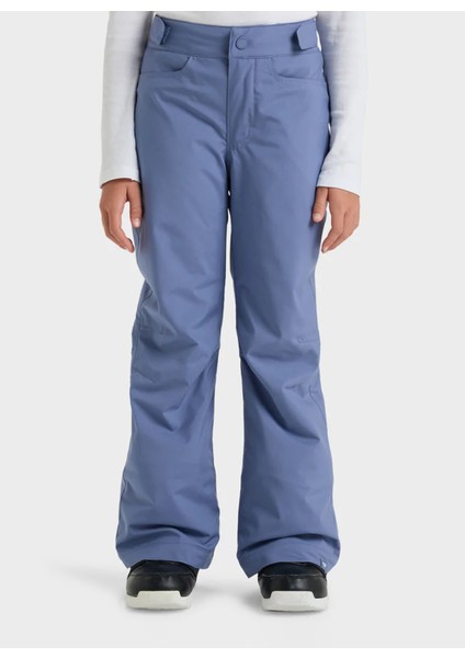 Elastik Bel Mavi Kız Çocuk Kayak Pantolonu ERGTP03053-BACKYARD Gırl Pt