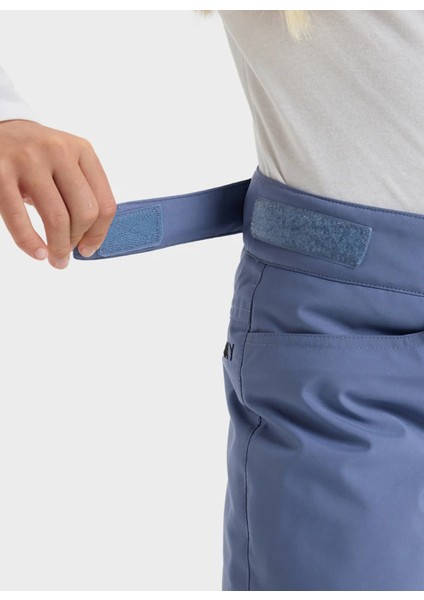 Elastik Bel Mavi Kız Çocuk Kayak Pantolonu ERGTP03053-BACKYARD Gırl Pt modelleri