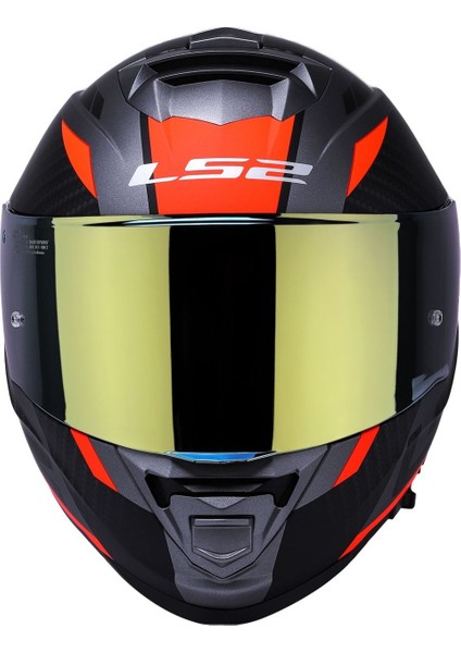 Storm 2 Racer Turuncu Kapalı Motosiklet Kaskı Gold Camlı modelleri