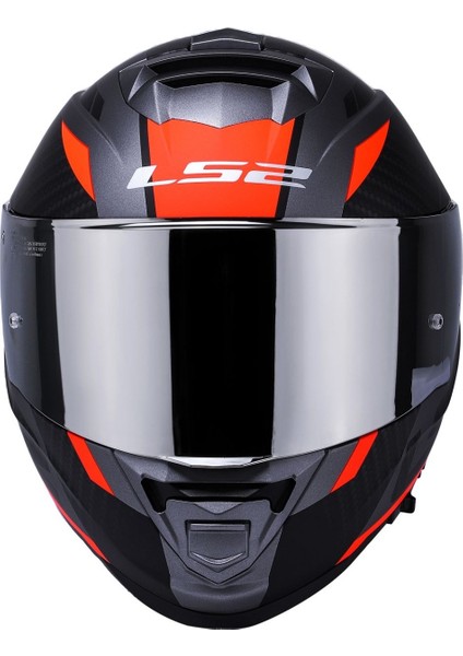 Storm 2 Racer Turuncu Kapalı Motosiklet Kaskı Gri Camlı fırsatları
