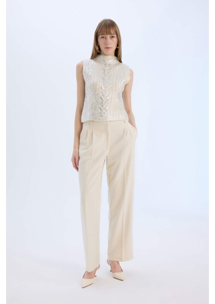 Regular Fit Yarım Balıkçı Yaka Parlak Triko Süveter E5571AX24CW fiyatları