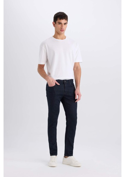 Pedro Slim Fit Dar Kalıp Normal Bel Dar Paça Jean Pantolon E8853AX24WN