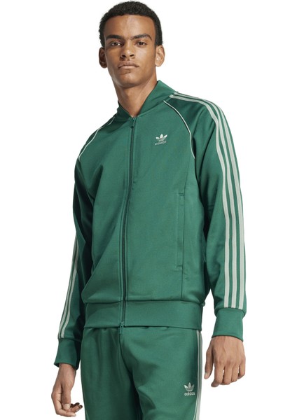 AJC9922 adidas Sst Tt Erkek Ceket Yeşil