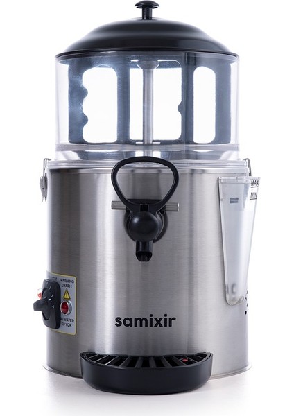 Samixir Hot 5 Lt Panoramik Karıştırıcılı Sıcak İçecek Dispanseri Makinesi SC-05