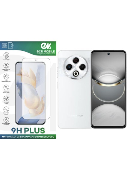 Tecno Spark 30 (KL6)/ Tecno Spark 30 Pro(KL7) Ekran Koruyucu Mat Parmak Izi Bırakmayan Uyumlu Esnek Nano Kırılmayan