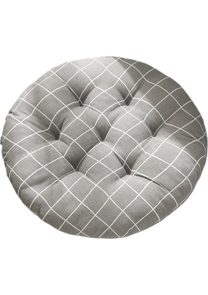 Tzmalloythickened Cushion Chair Bench Round Tatami Mat Student Cute Teacher Mat Butt Cotton Linen Floor Mat (Yurt Dışından)