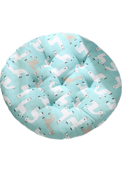 Tzmalloythickened Cushion Chair Bench Round Tatami Mat Student Cute Teacher Mat Butt Cotton Linen Floor Mat (Yurt Dışından)