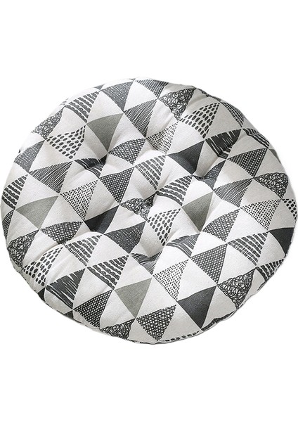 Tzmalloythickened Cushion Chair Bench Round Tatami Mat Student Cute Teacher Mat Butt Cotton Linen Floor Mat (Yurt Dışından)