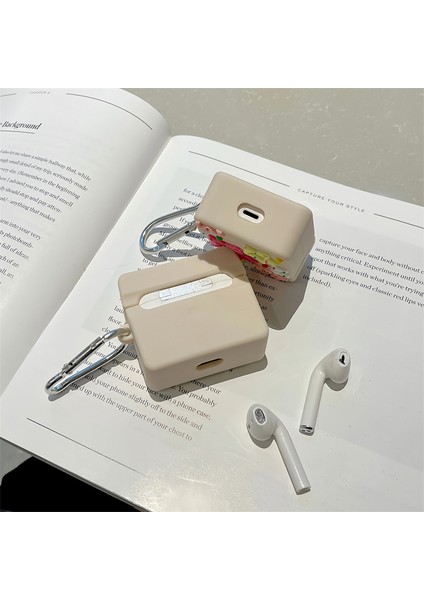 Star For Apple Bluetooth Kablosuz Kulaklık Kapağı Sevimli Karikatür Silikon Koruyucu Kılıf (Airpods 1/2 Nesil Için) (Yurt Dışından)