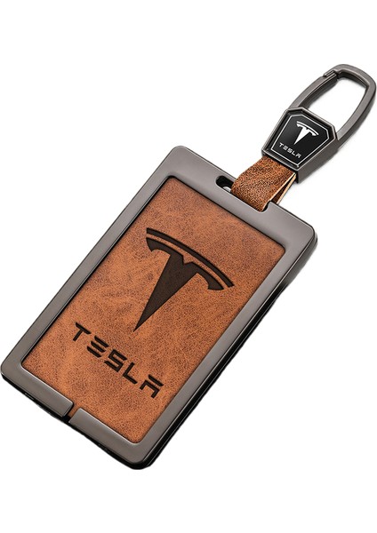 Tesla Kart Anahtarlik Model3/Y Özel Kasa Model Yah Araç Çantasi Tesla Anahtar Çantasi Toka (Tek Toka) (Yurt Dışından)