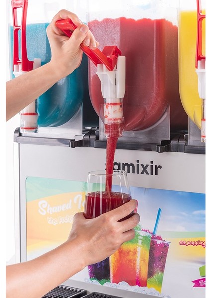 Triple Allure Üçlü 12+12+12 Lt Slush Buzlaş Karlamaç Makinesi SLUSH-36-IA