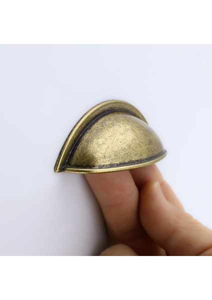 Eskitme Antik Sarı Mobilya Mutfak Dolabı Çekmece Dolap Kulpları Kulpu Kulb Midye Çanak Tas 64 mm fiyatları