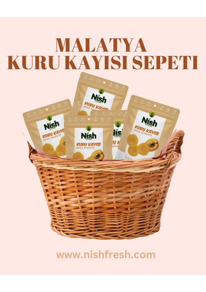 Malatya Sarı Kuru Kayısı 5'li Paket