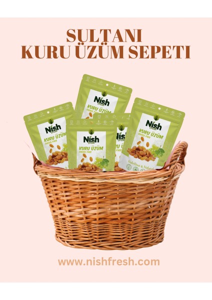 Sultani Kuru Üzüm 5'li Paket