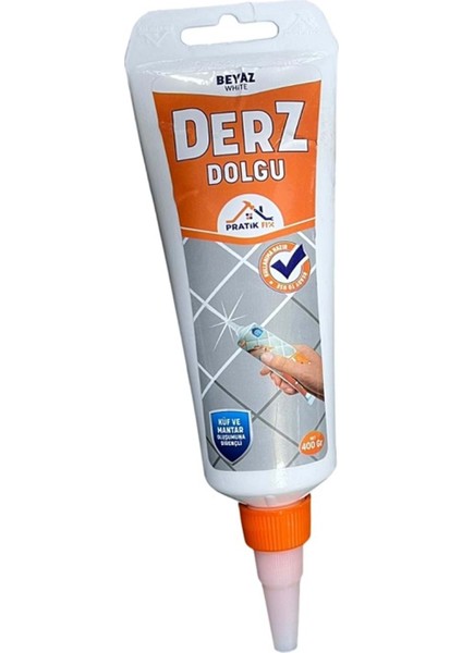 Pratikfix Kullanıma Hazır Derz Dolgusu 400 Gr Beyaz