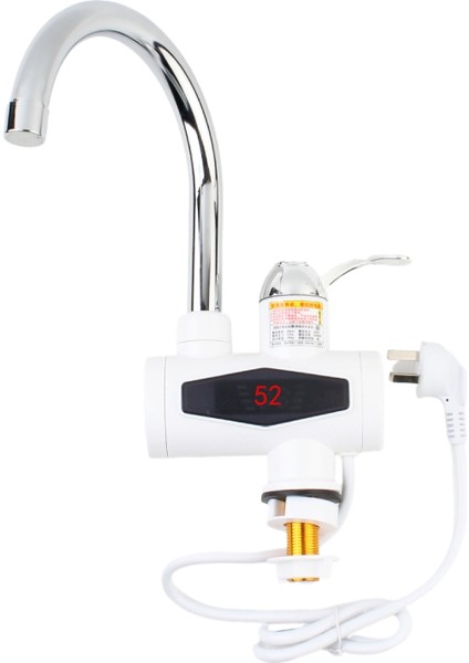 Ev Elektrikli Musluk Mutfak Banyo Lavabo Anında Sıcak ve Soğuk Sıcak Su Musluğu (Yurt Dışından)