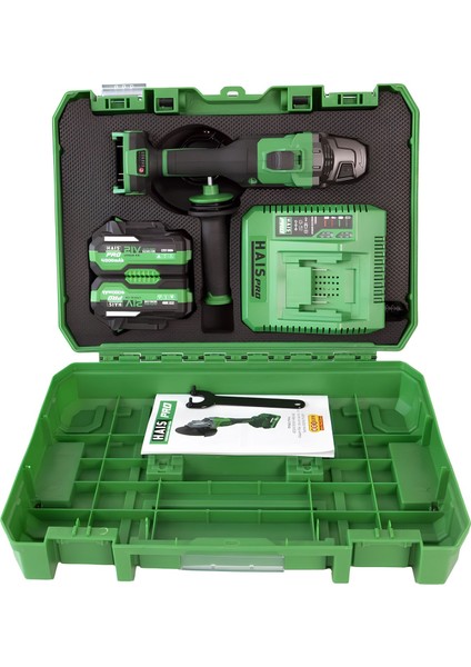 Haıs Pro JM-125A Çift Akülü 6 Kademeli Taşlama Makinesi 125 mm 1000 Watt 21V Dc 4.0AH fırsatları