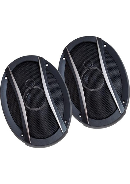 HR-6935TW 1250 WATT 6X9 KAPAKLI OVAL PLASTİK ÇERÇEVELİ HOPARLÖR (ÇİFTLİ TAKIM FİYAT)
