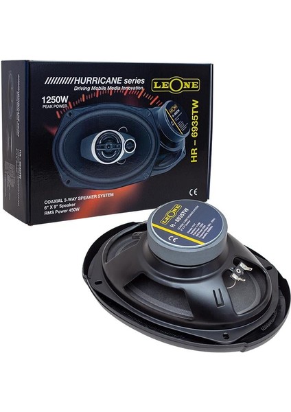 HR-6935TW 1250 WATT 6X9 KAPAKLI OVAL PLASTİK ÇERÇEVELİ HOPARLÖR (ÇİFTLİ TAKIM FİYAT)