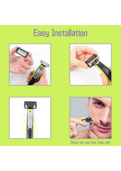 Philips Norelco Oneblade Tıraş Makinesi QP2520 Için Kılavuz Tarak 1/2/3/5mm (Yurt Dışından) indirimleri