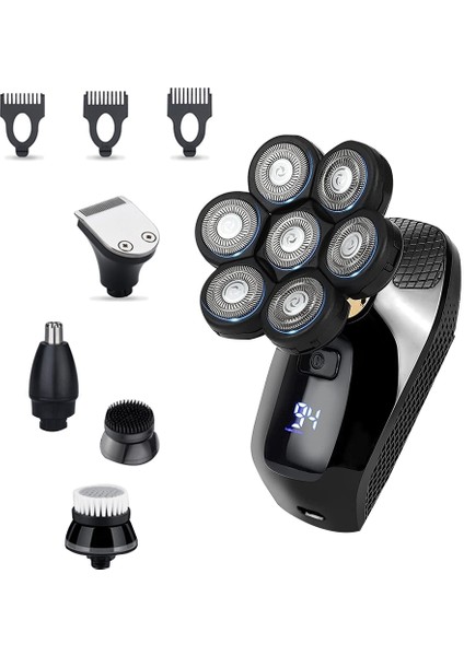 Erkekler Için 7d Elektrikli Tıraş Makinesi, Erkekler Için 5'i 1 Arada Tıraş Makineleri, Bakım Seti (Yurt Dışından)