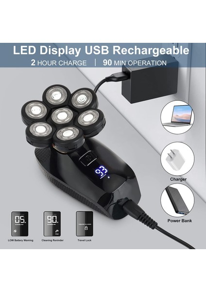 Erkekler Için 7d Elektrikli Tıraş Makinesi, Erkekler Için 5'i 1 Arada Tıraş Makineleri, Bakım Seti (Yurt Dışından) fiyatları