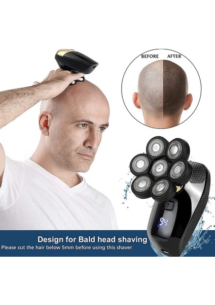 Erkekler Için 7d Elektrikli Tıraş Makinesi, Erkekler Için 5'i 1 Arada Tıraş Makineleri, Bakım Seti (Yurt Dışından) indirimleri