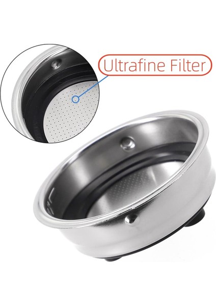 Paslanmaz Çelik Kahve Filtresi Sepeti 51MM Kahve Portafilter Sepeti (Yurt Dışından)