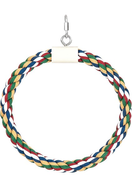 S Tarzı Kuş Sallanan Halat Kafes Asılı Örme Çiğneme Ipi Oyuncakları Eğitim Malzemeleri - Pet Stand Evcil Hayvanlar Için Uçan Papağan Veya Muhabbet Kuşu Oyuncağı (Yurt Dışından)