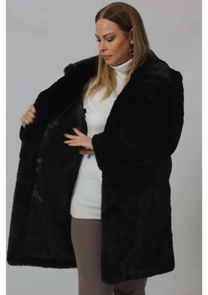 3240 Şapkalı Siyah Lüks Kaban fiyatları